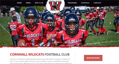 Desktop Screenshot of cornwallwildcats.com